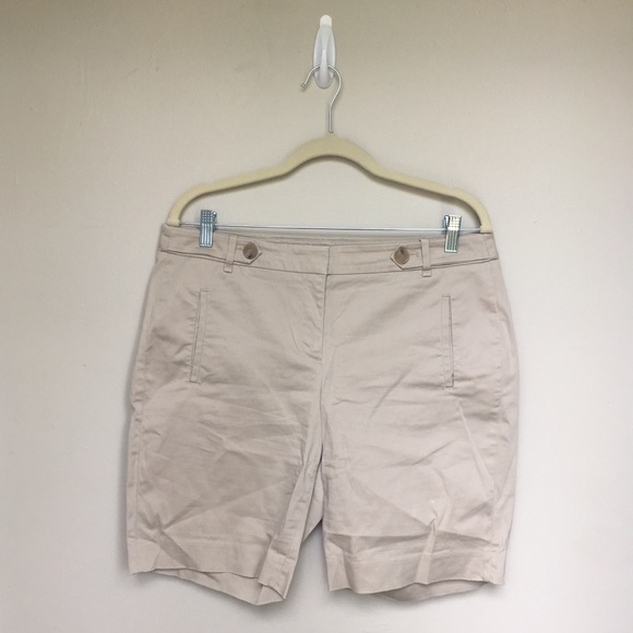 LOFT ~ khaki shorts - Picture 2 of 7
